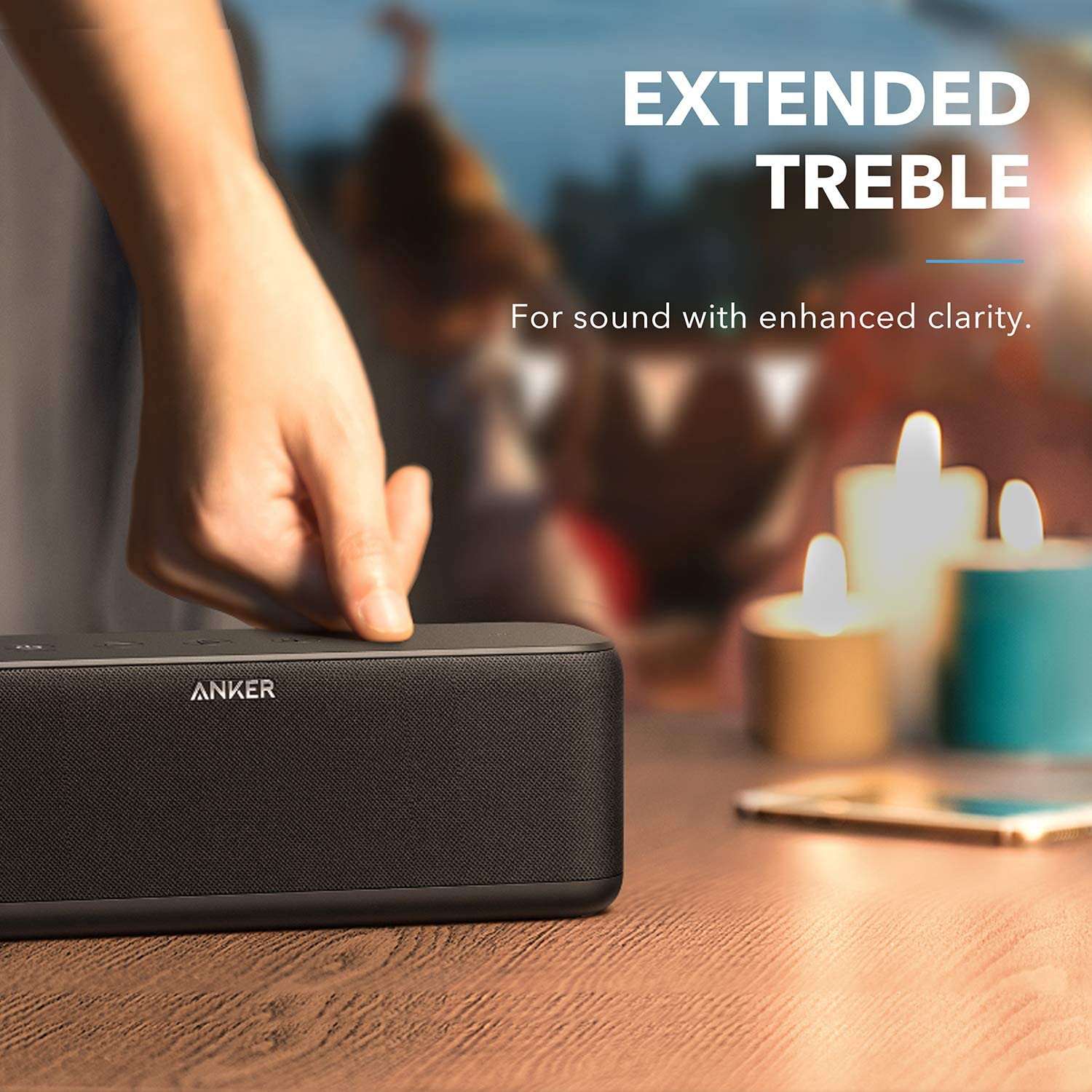 Anker Soundcore Boost Bluetooth Speaker, Portable Speaker with Well-Balanced Sound, BassUp, 12H Playtime, USB-C, IPX7 Waterproof, Wireless Speaker with Customizable EQ via App, Wireless Stereo Pairing