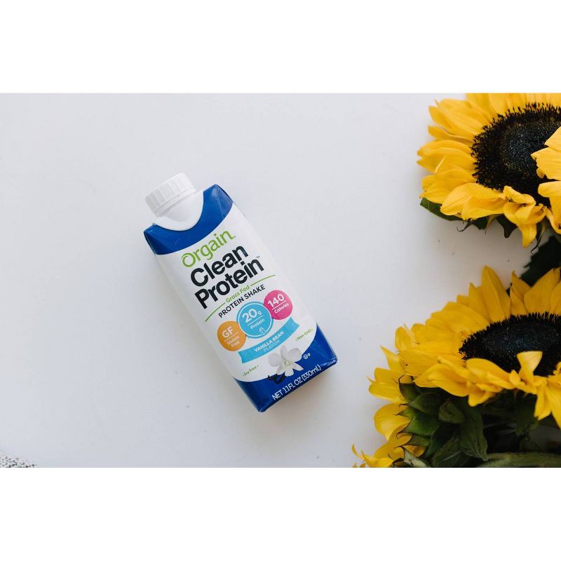 Orgain Clean Grass-Fed Protein Shake - Vanilla Bean - 12ct