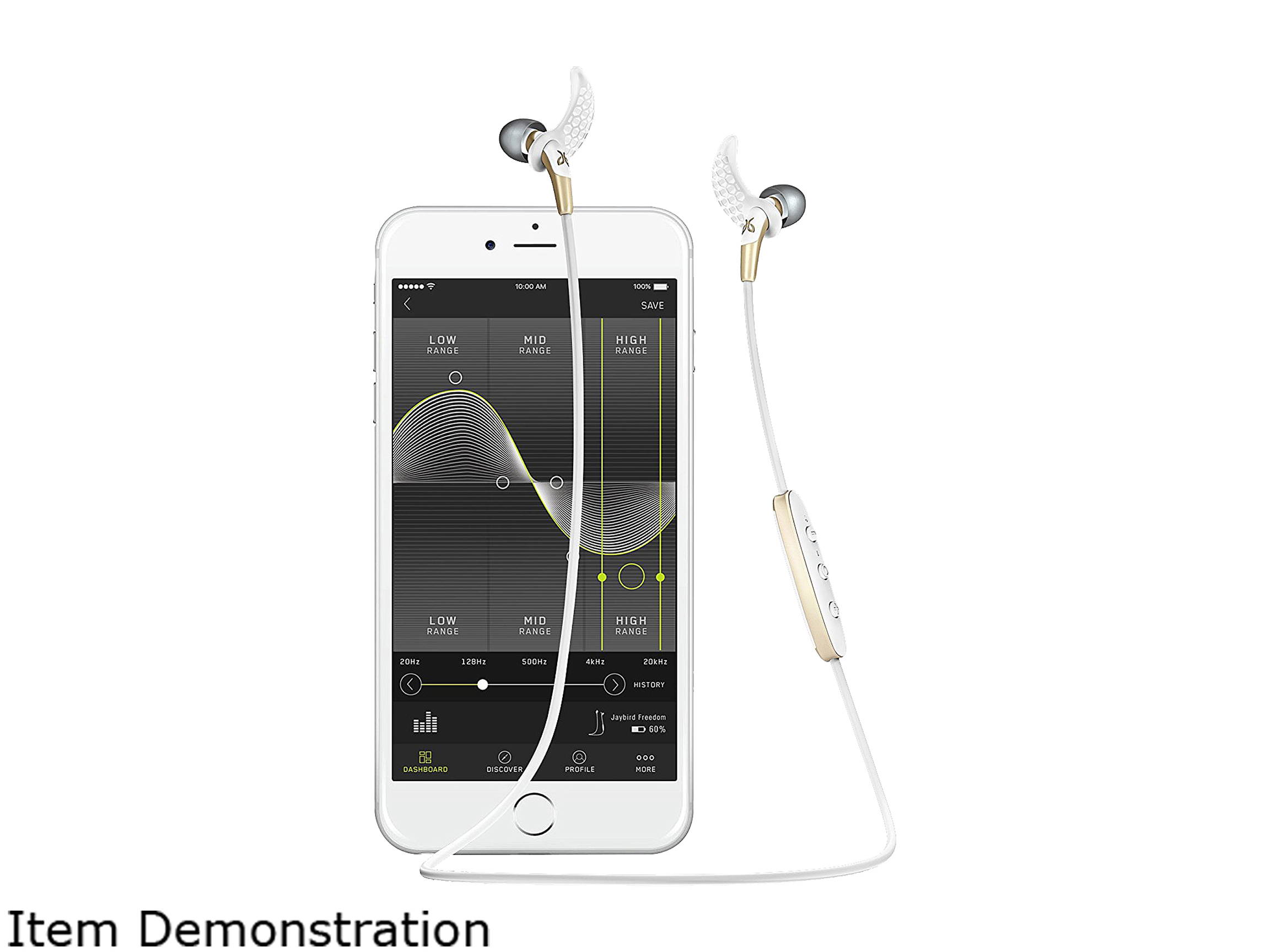 JayBird FREEDOM In-Ear Wireless Bluetooth Headphones, Carbon, F5-S-B