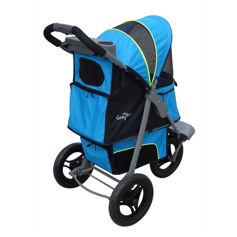 Gen7Pets G7 Jogger Dog & Cat Stroller - 26"L x 14"W - Blue