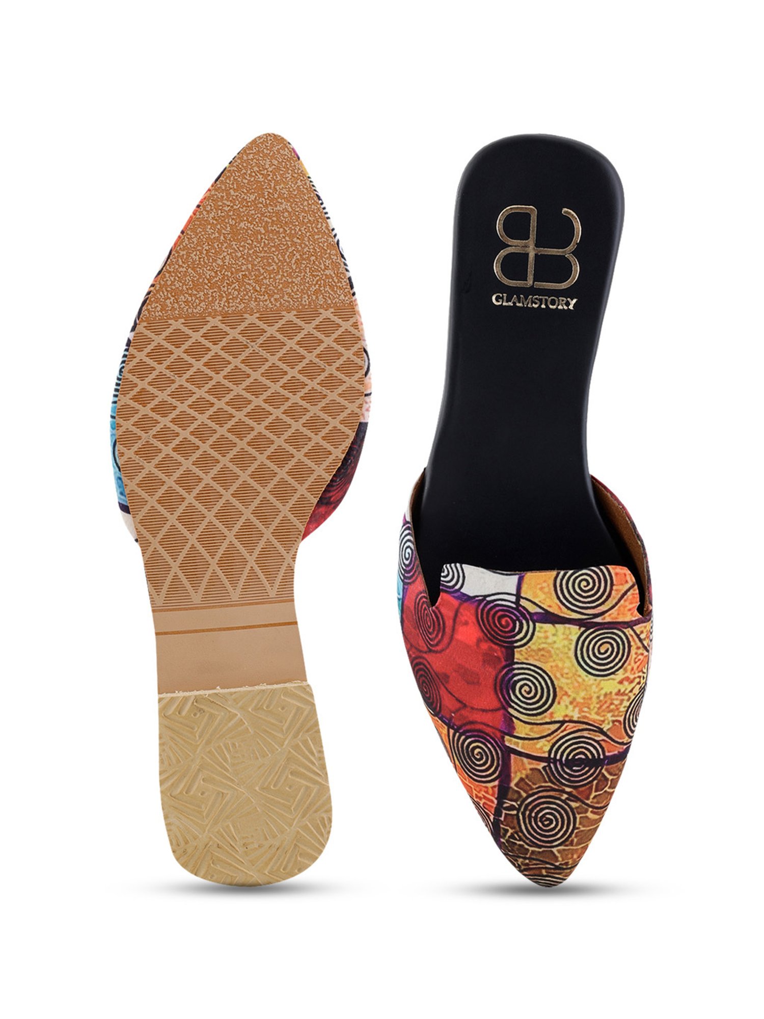 Glam Story Women's Indie Pop Black Mule Shoes