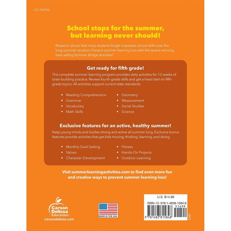 Summer Bridge Activities Grades 4–5 (Paperback)