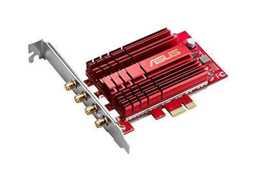 Asus Network PCE-AC88/CA AC3100 Dual-Band Wireless PCI Express Adapter 802.11ac Retail