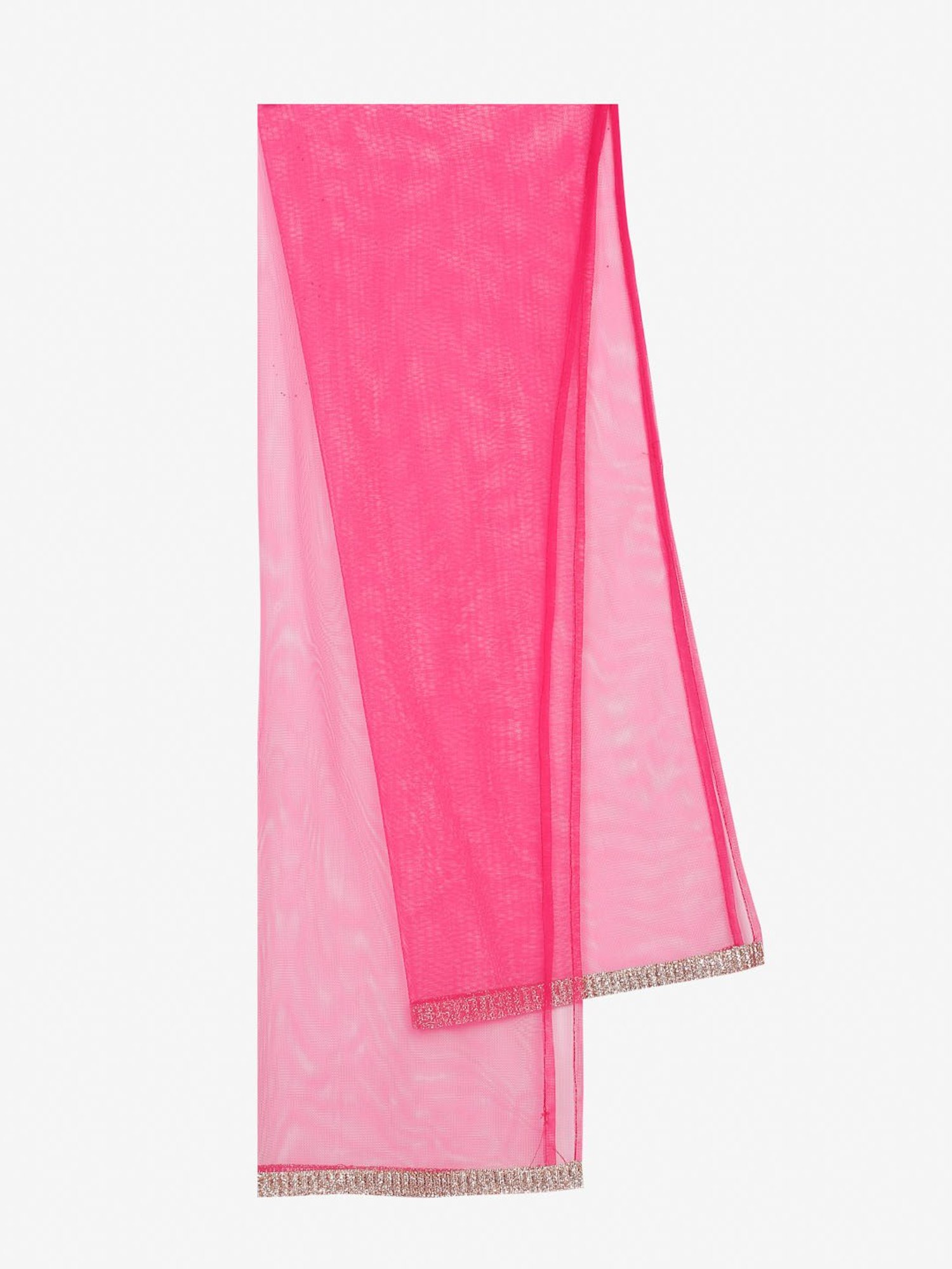 Saka Designs Kids Peach & Pink Floral Print Kurta with Salwar & Dupatta