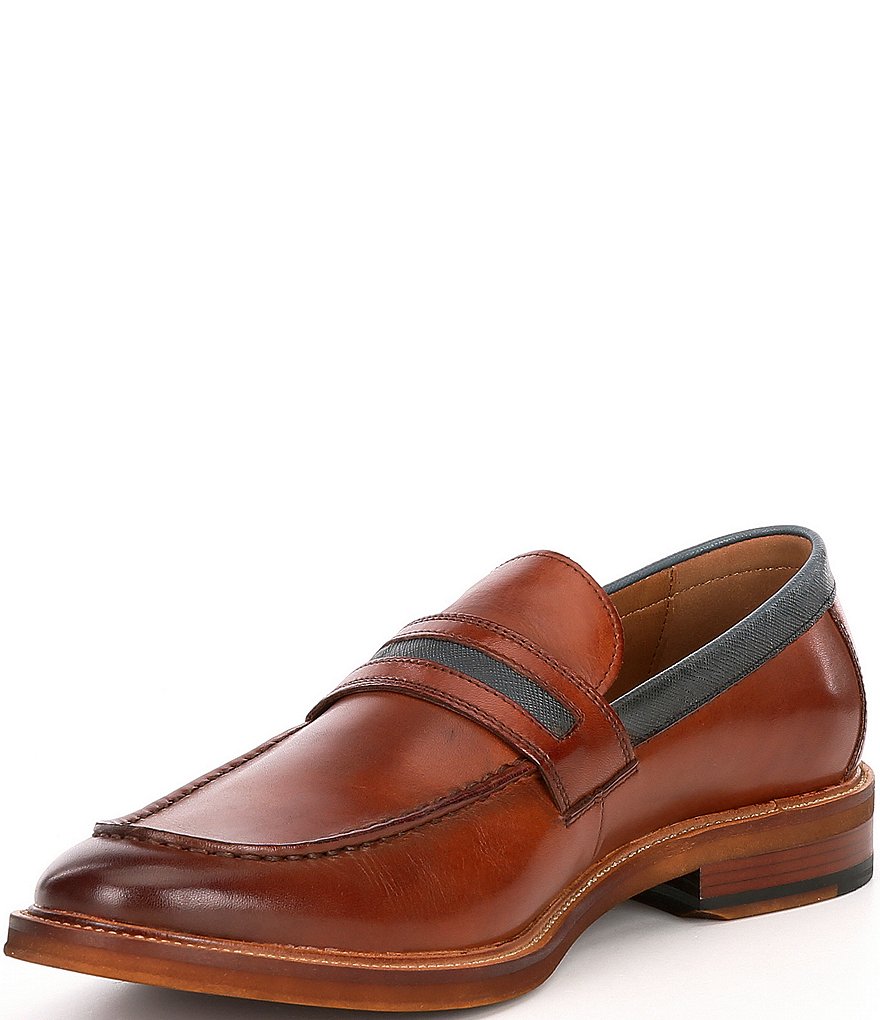 Kenneth Cole New York Men's Prewitt Leather Penny Loafers