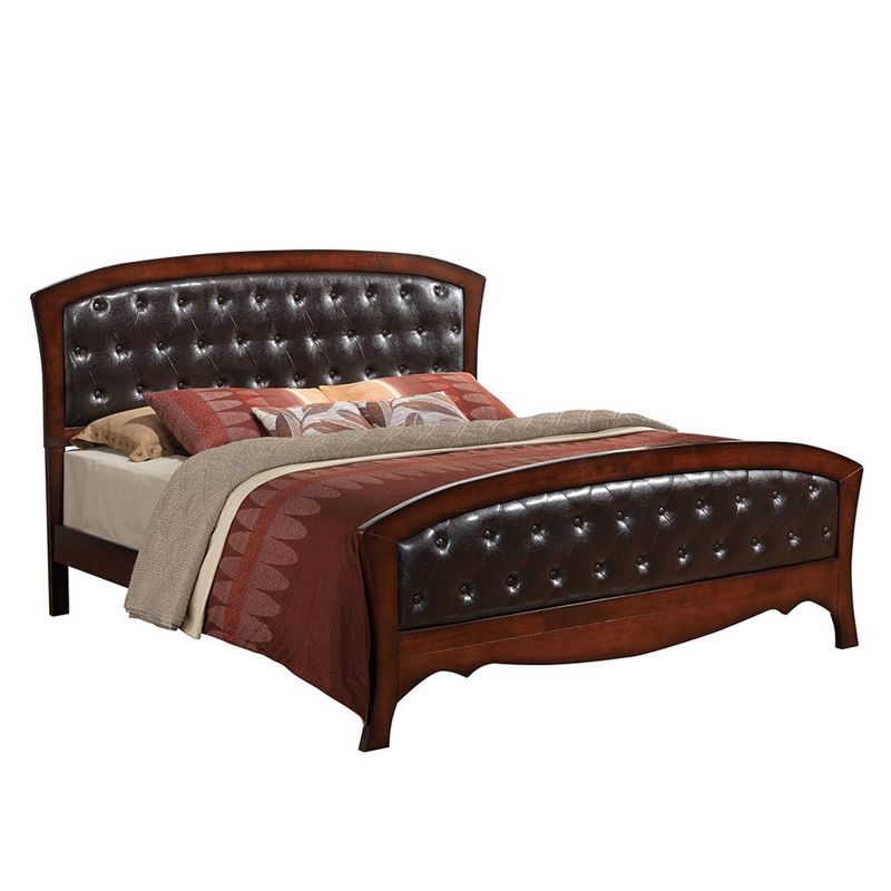 4pc King Jansen Panel Bedroom Set Espresso Brown - Picket House Furnishings