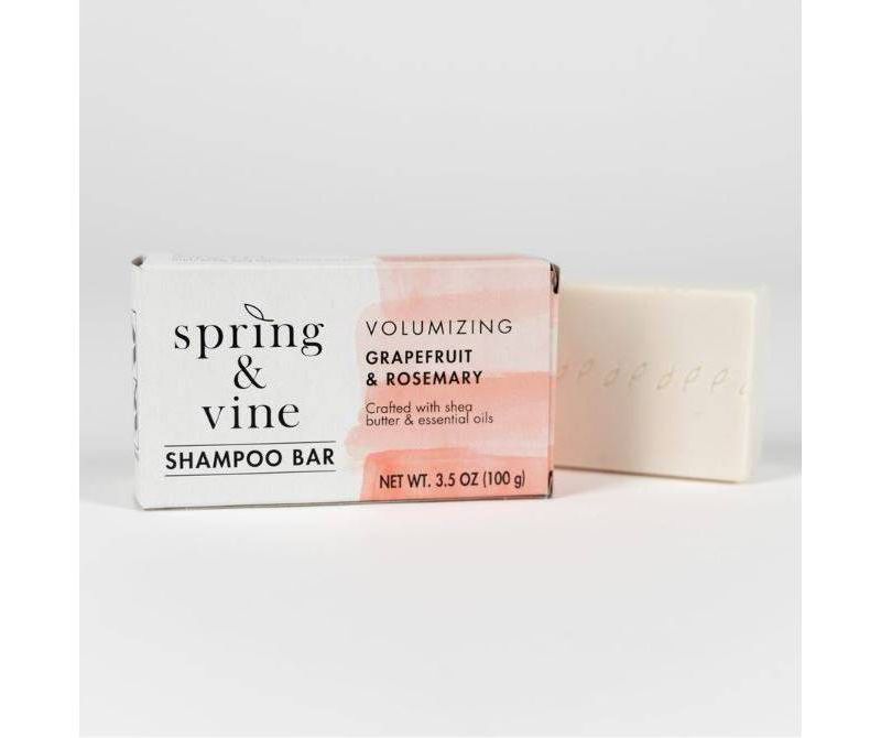 Spring & Vine Grapefruit & Rosemary Volumizing Shampoo Bar - 3.5oz