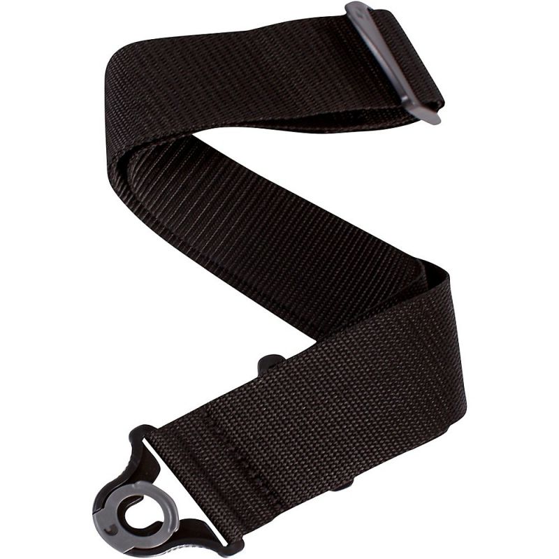 D'Addario Planet Waves Auto Lock Guitar Strap - Poly Black 2 in.