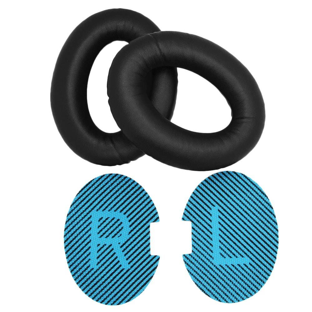 Replacement Ear Pads Ear Cushions for Bose QuietComfort QC15 QC25 QC35 Over Ear Headphones Earmuff Cushion Protein Material,1 Pair