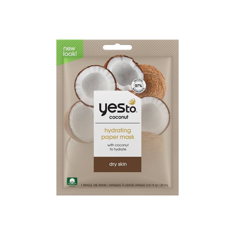 Yes to Coconut Hydrate & Restore Ultra Hydrating Face Mask - 1ct