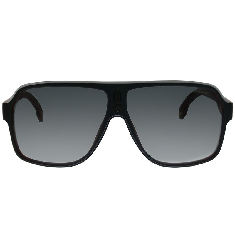 Carrera  BLX 9O Unisex Rectangle Sunglasses Matte Black Red 62mm