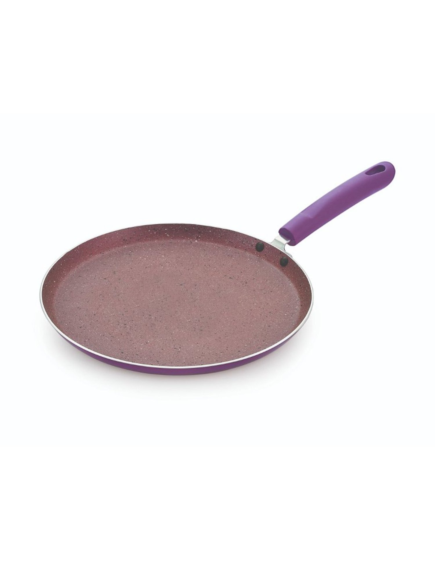 Nirlon Purple Aluminium Non-Stick Induction Flat Tawa