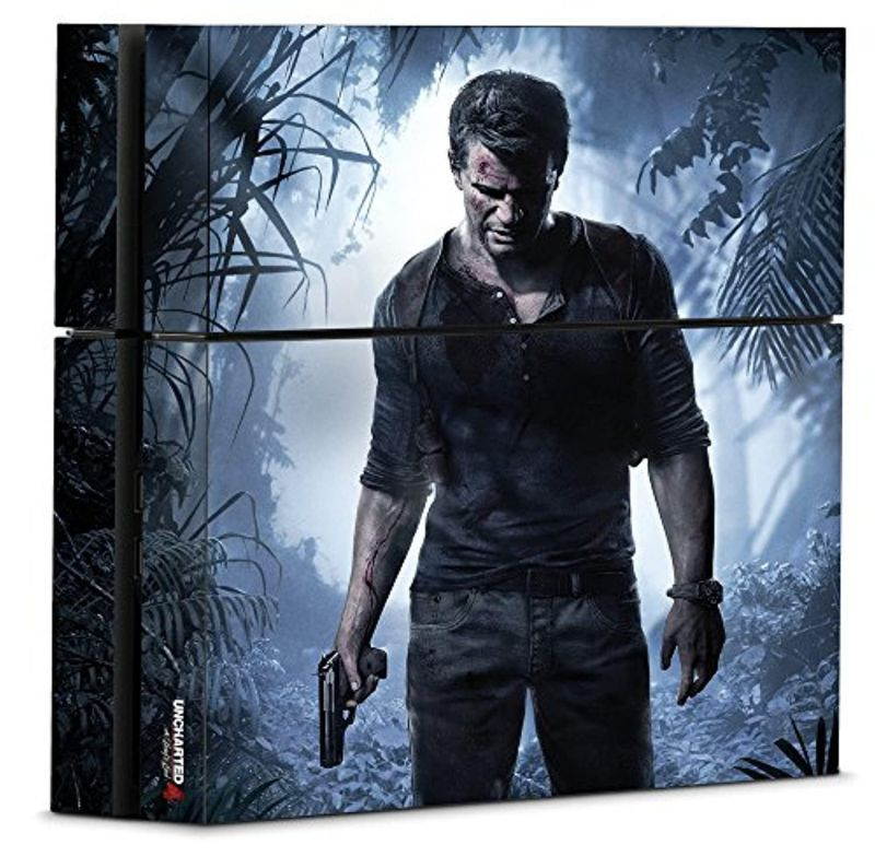 controller gear uncharted 4 a thief's end - ps4 console skin - officially licensed playstation