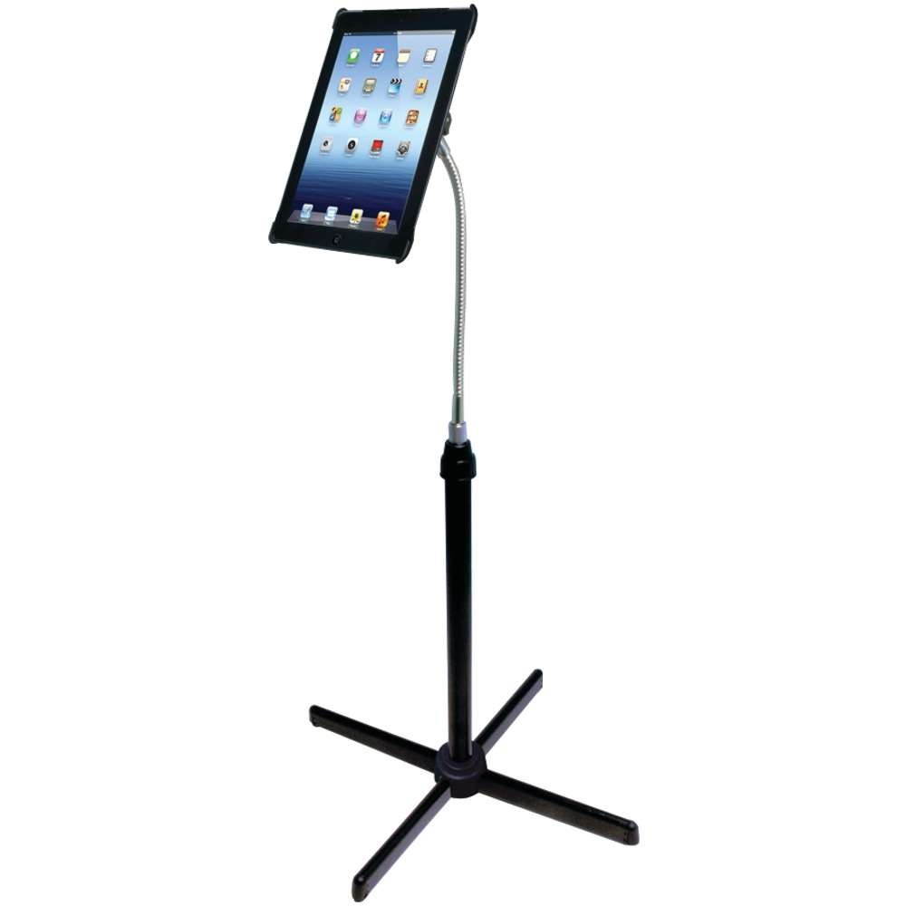 CTA Digital PADAFSb CTA Digital Height-Adjustable Gooseneck Floor Stand for iPad 2/3 (PAD-AFS)