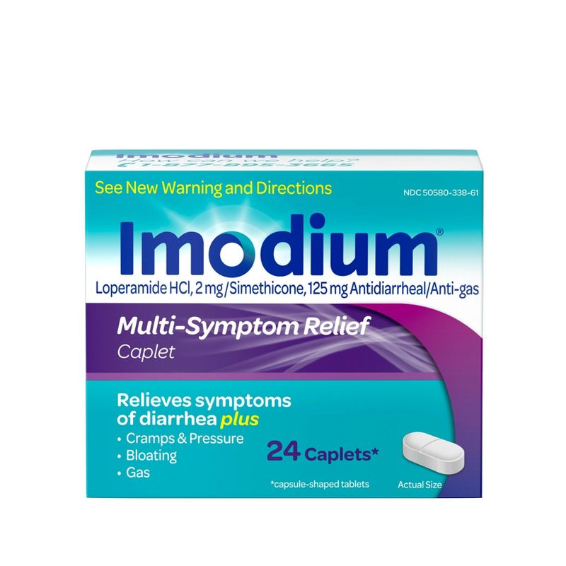Imodium Multi-Symptom Relief Caplets - 24ct