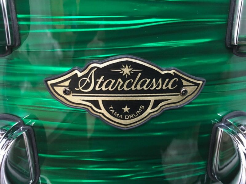 Tama Starclassic Walnut/Birch 13" Dia.X 6" Deep Snare Drum/Jade Silk/WBSS136-JDL