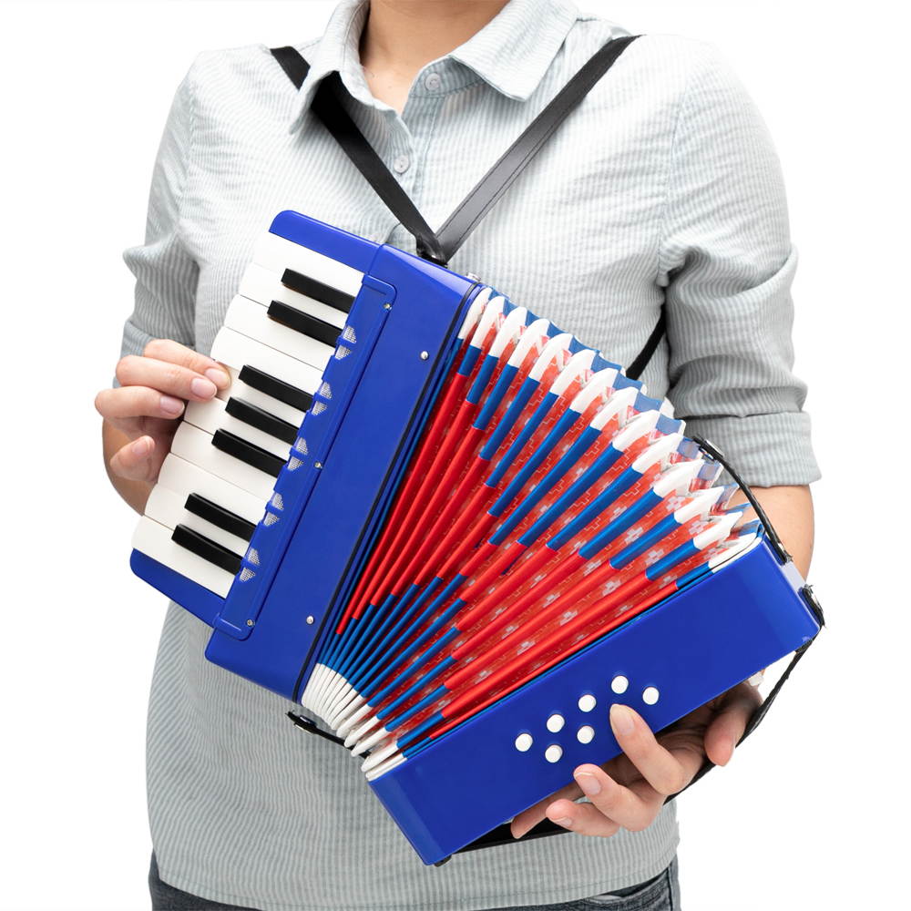17-Key 8 Bass Kids Accordion Children's Mini Musical Instrument Easy to Learn Music