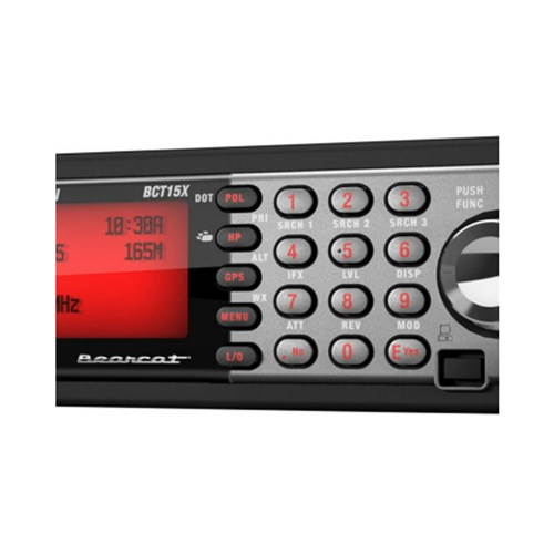 Uniden BCT15X + PT717 900 Channels Mobile Trunking Scanner w/ GPS Support