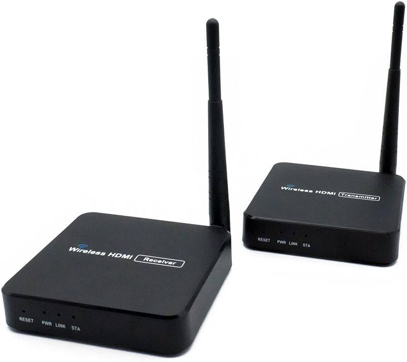 ROCKSOUL Wireless HDMI Extender EFFECTIVR Range 50M 1080p 60hz Full HD Signal Over Wireless Transmitter + Receiver