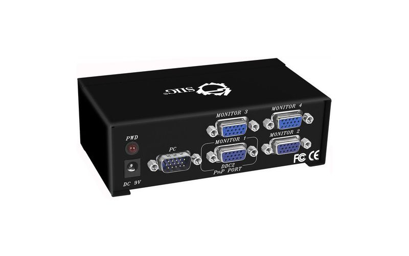 Philips 3 Port HDMI Switch - Black