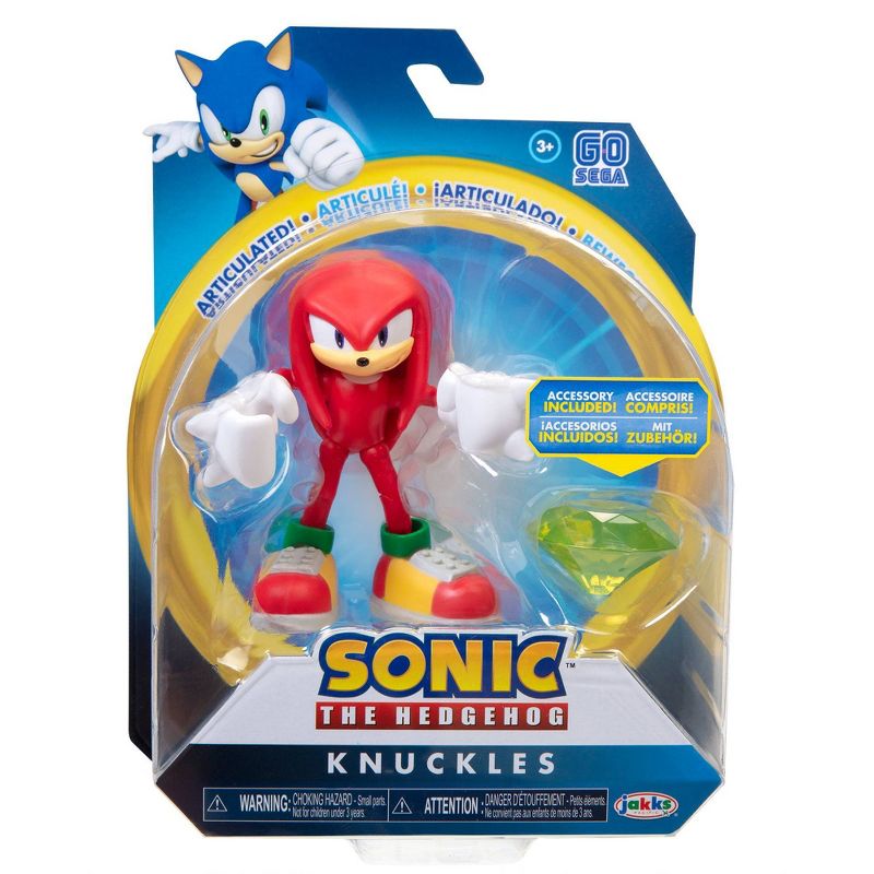 Sonic the Hedgehog 4" Modern Knuckles with Green Chaos Wave 2