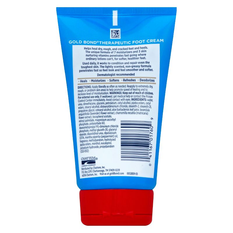 Gold Bond Triple-Action Foot Cream - 4oz.