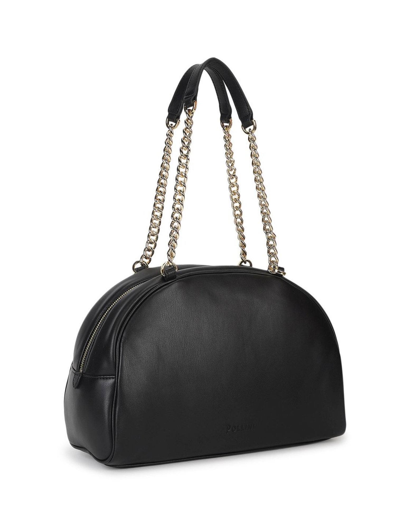 Pollini Black Large Shoulder Bag
