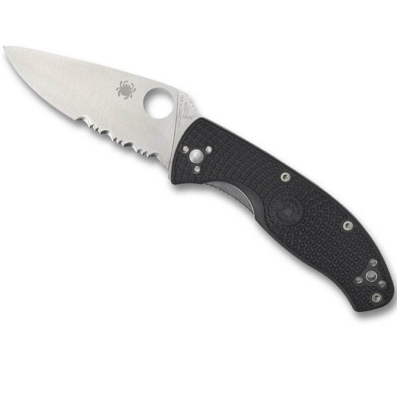 Spyderco Tenacious Lightweight 3.4 in Combo Blade FRN Handle