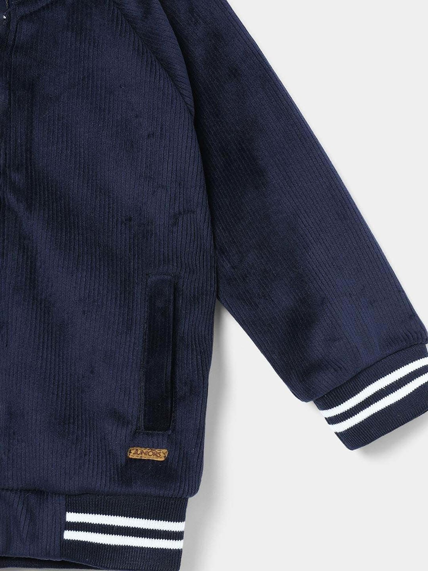 Juniors by Lifestyle Navy Regular Fit Full Sleeves Jacket