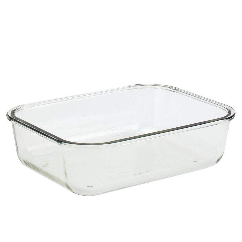 Mason Craft & More Set of 2 Rectangular Food Storage Containers with Lids