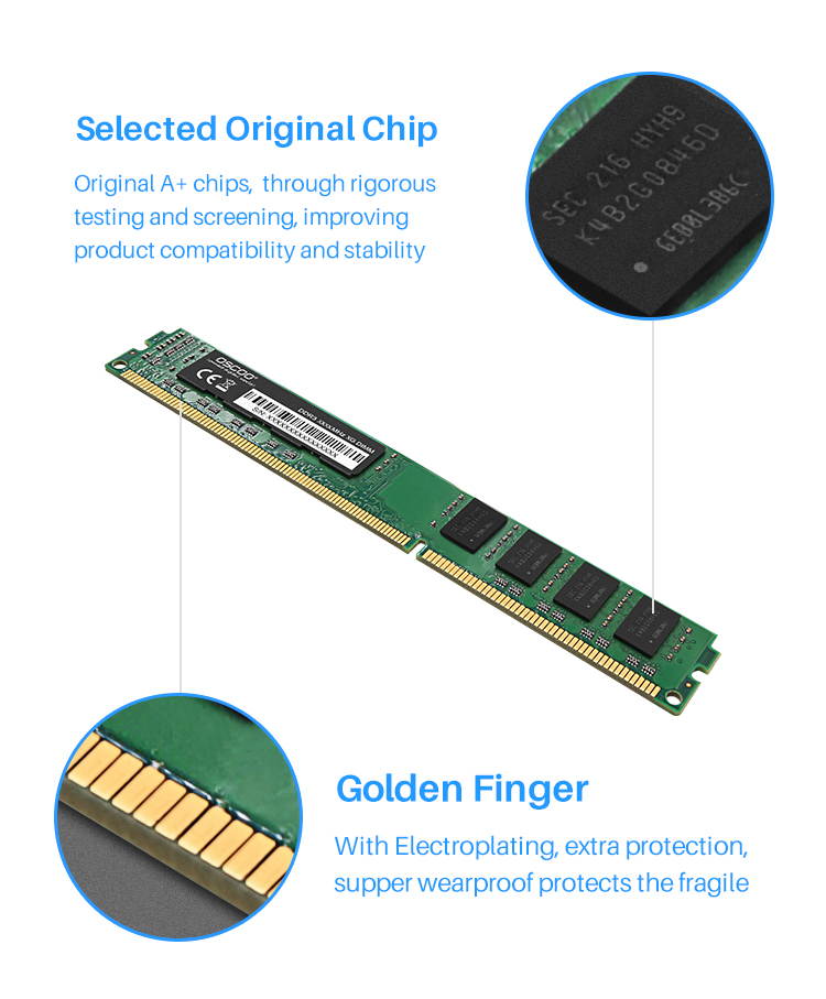 OSCOO Memory Ram DDR3 1600MHZ 4G High Performance For Laptop Notebook