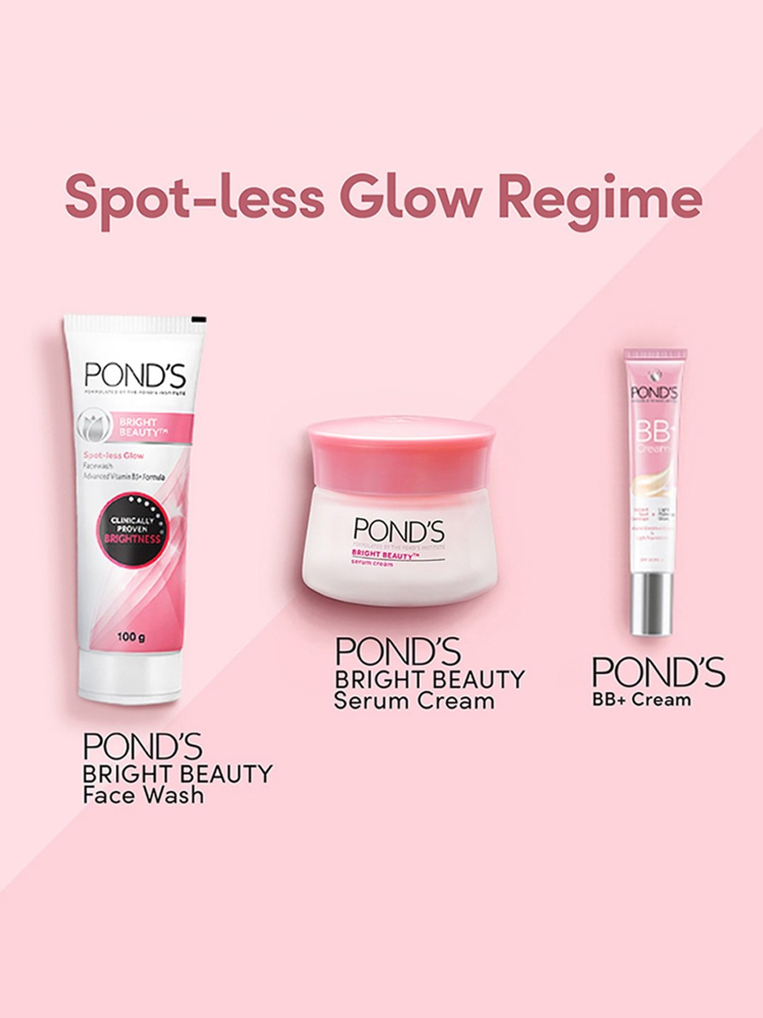 Pond's Bright Beauty Spot Less Glow Serum Cream SPF 15 PA++ - 50 gm
