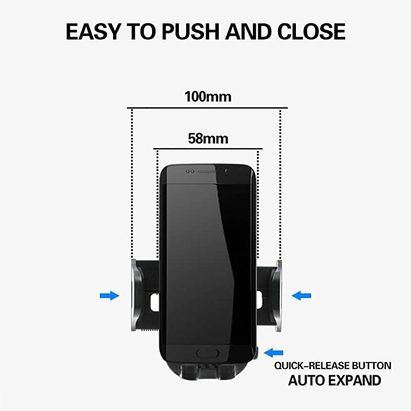 Mount Dash Windshield Phone Holder Universal Smartphone Stand for Phone Grip with iPhone 11 Pro XS Max X XR 8 Plus Samsung Galaxy S20 S10 S9 S8 Note 10 and More