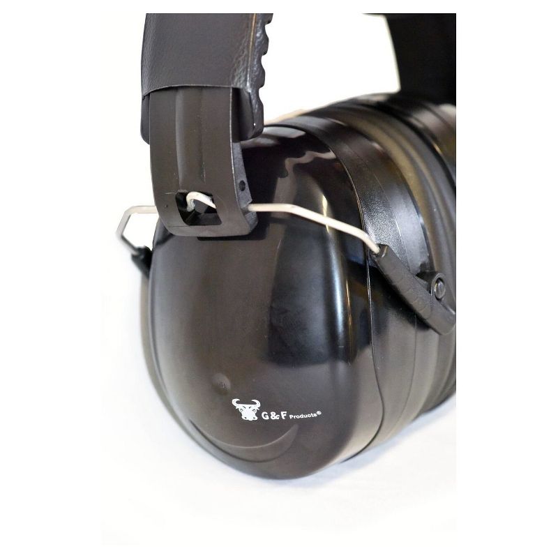 Professional Ear Defenders For Shooting Fits Adults To Kids - Black - G & F