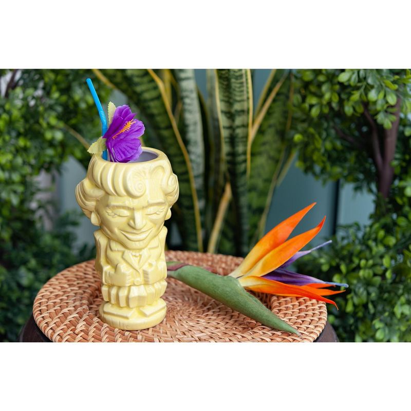 Beeline Creative Geeki Tikis The Golden Girls Rose Ceramic Tiki Style Mug | Holds 16 Ounces