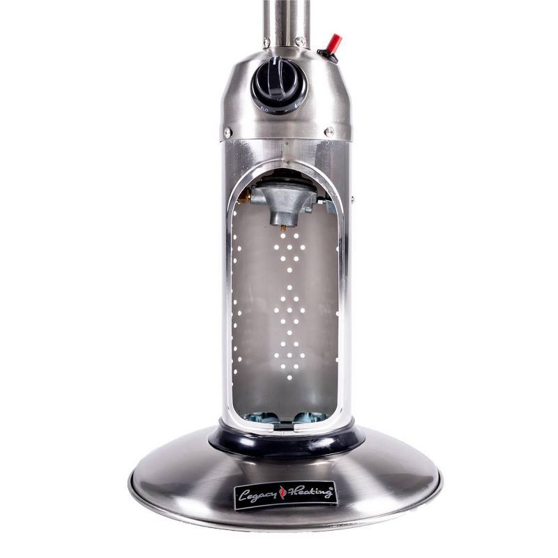 Tabletop Propane Patio Heater Stainless Steel 38" - Legacy Heating