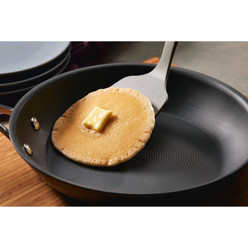 Circulon Elementum 2pc Hard Anodized Aluminum Frying Pan Set Gray