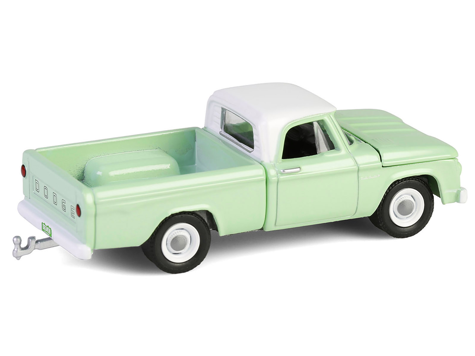 1964 Dodge D-200 Sweptline Pickup Truck Turf Green with White Top "Down on the Farm" Series 10 1/64 Diecast Model by Greenlight