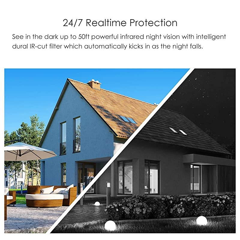 ZG2612E 1080P 2MP POE Security Waterproof Bullet Camera with Night Vision for Outdoor Indoor Power Over Ethernet Surveillance System (Only Work with  PoE NVR, Model: ZR08EN00/10/20)