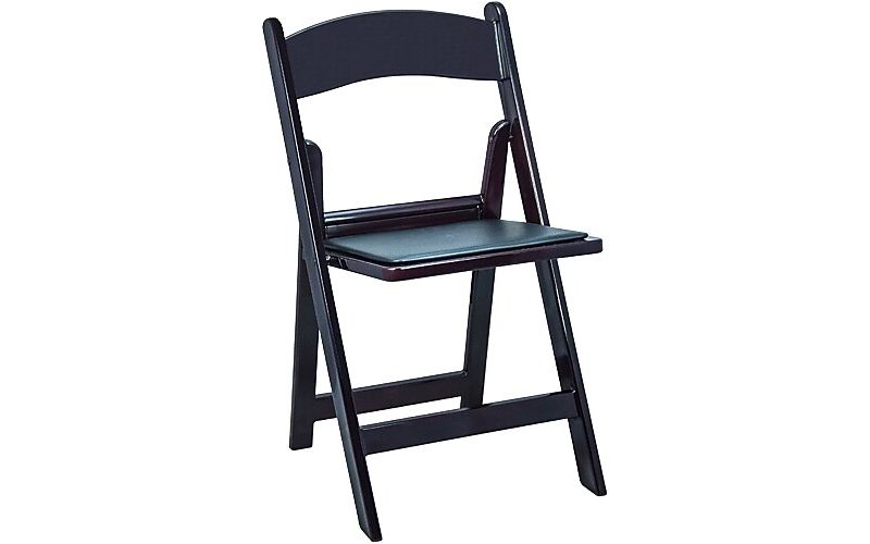 Advantage Mahogany Resin Folding Chairs (RFWCA-102) 