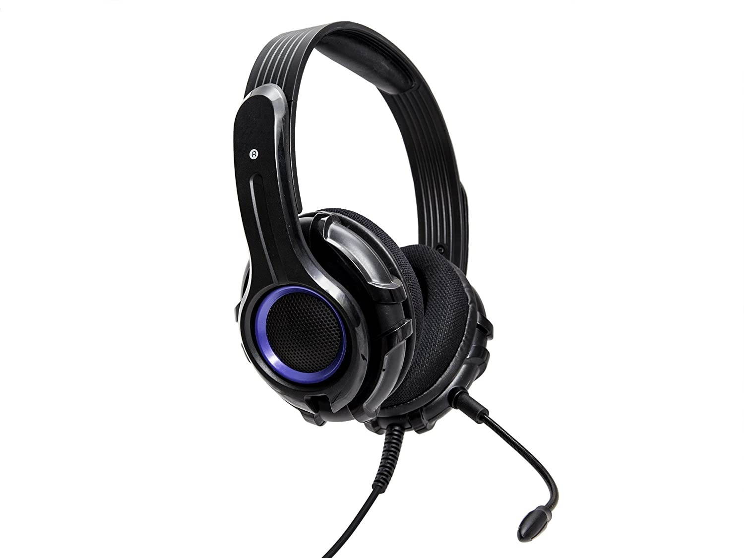 GamesterGear Cruiser P3200 Stereo Gaming Headset with Detachable Boom Microphone for PS3/PS4 Console and PC