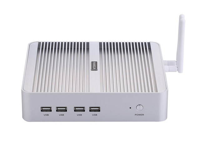 HUNSN Fanless Mini PC, Intel Core I3 8145U, Desktop Computer, HTPC, Kodi Box, Windows 10 Pro/Linux Ubuntu, BM07, AC WiFi/BT4.0/VGA/HDMI/4USB3.0/4USB2.0/LAN, (8G RAM/128G SSD)
