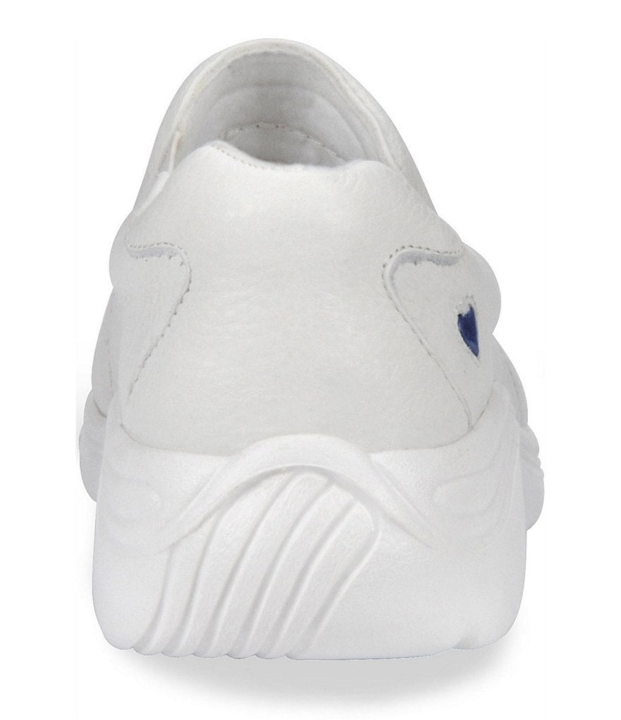 Nurse Mates Dove Leather Slip-Ons