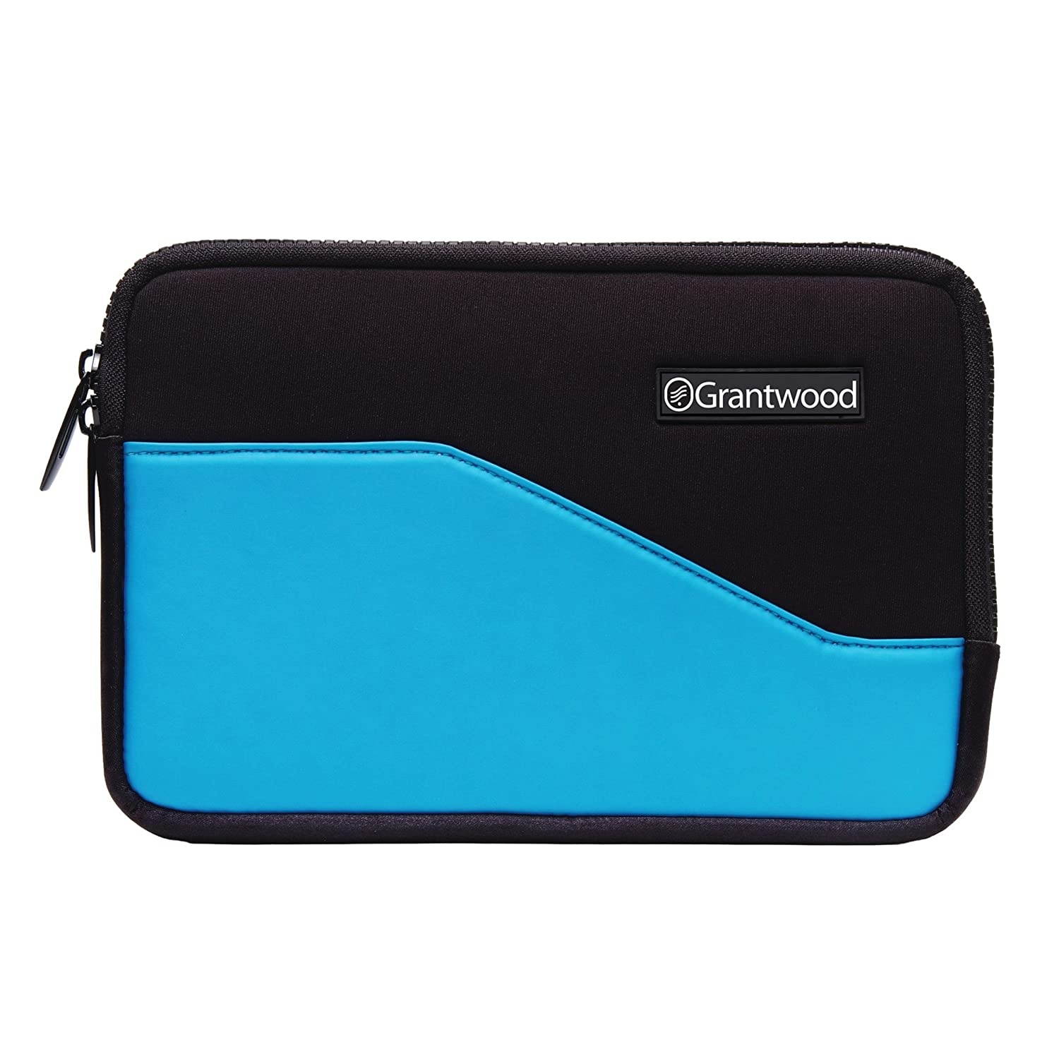 SimpleSleeve for Kindle Fire and 2nd/3rd Gen (7" Display) and Other Devices of Similar Size, Premium Protective Neoprene Sleeve, Black/Teal