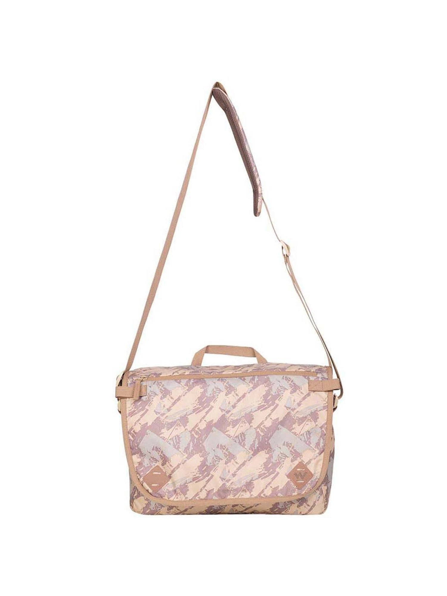 Priority Black Synthetic Large Messenger Bag