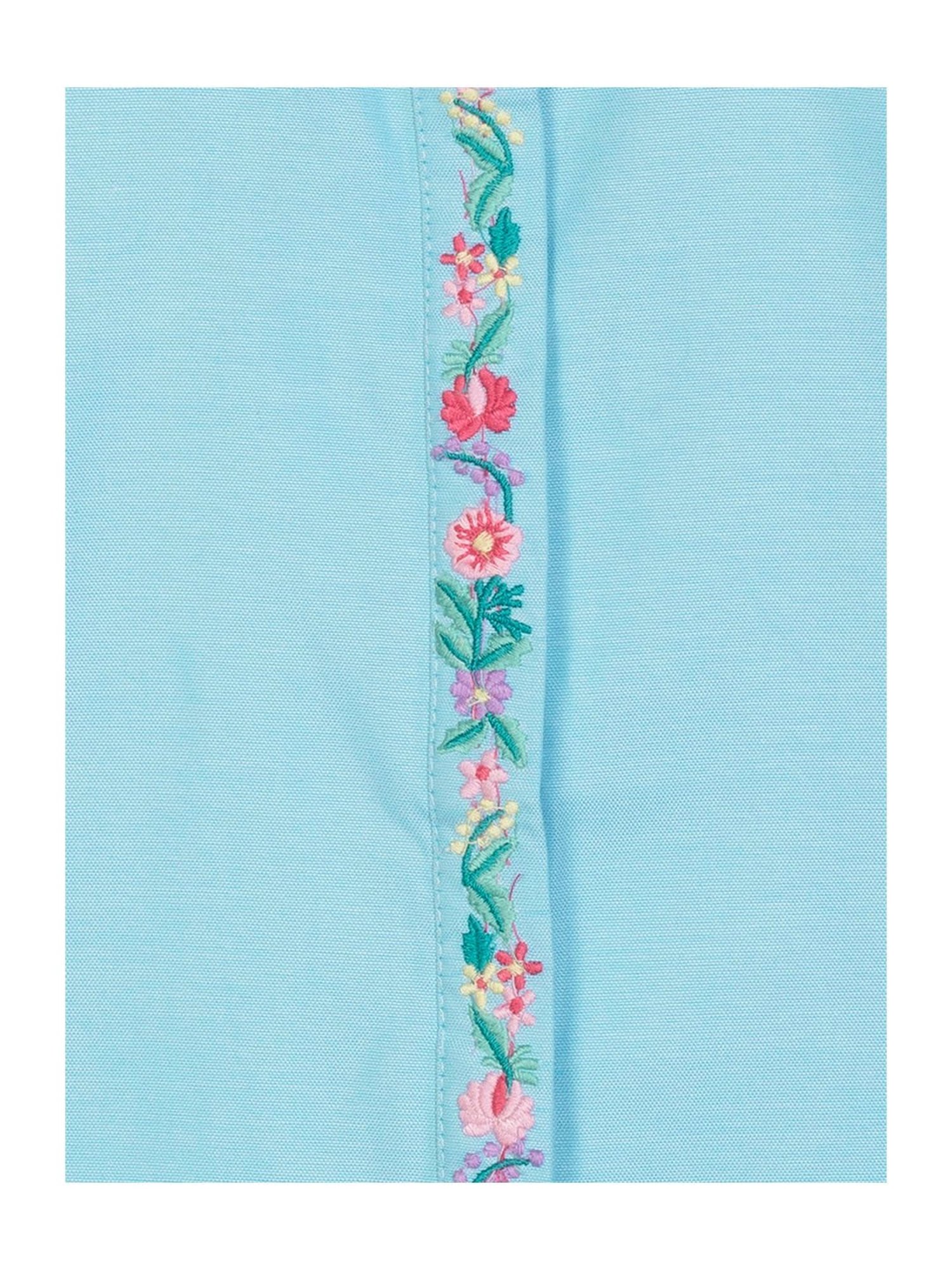 Budding Bees Kids Light Blue Embroidered Full Sleeves Shirt