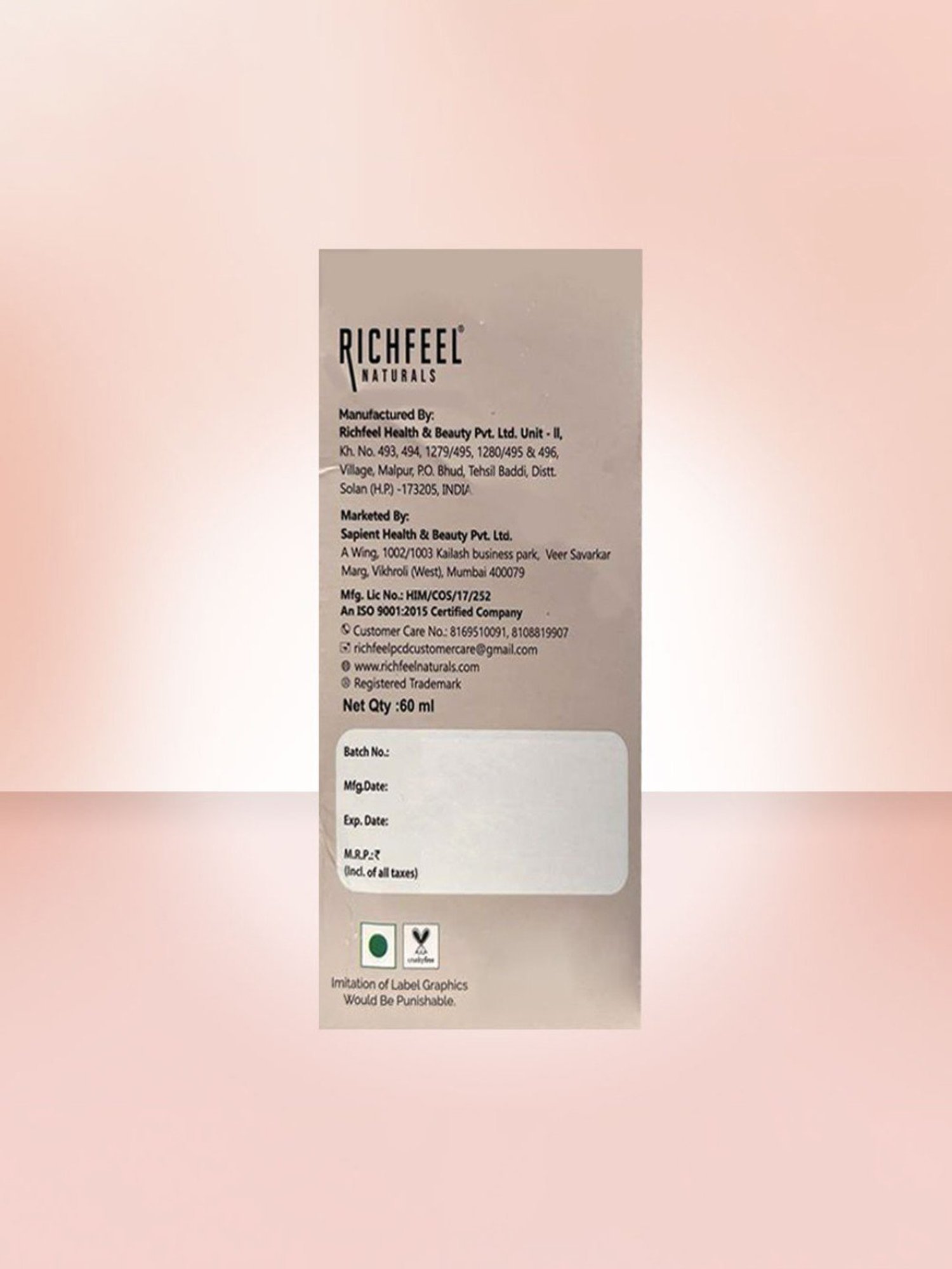 Richfeel Hair Root Nourisher - Pack of 4