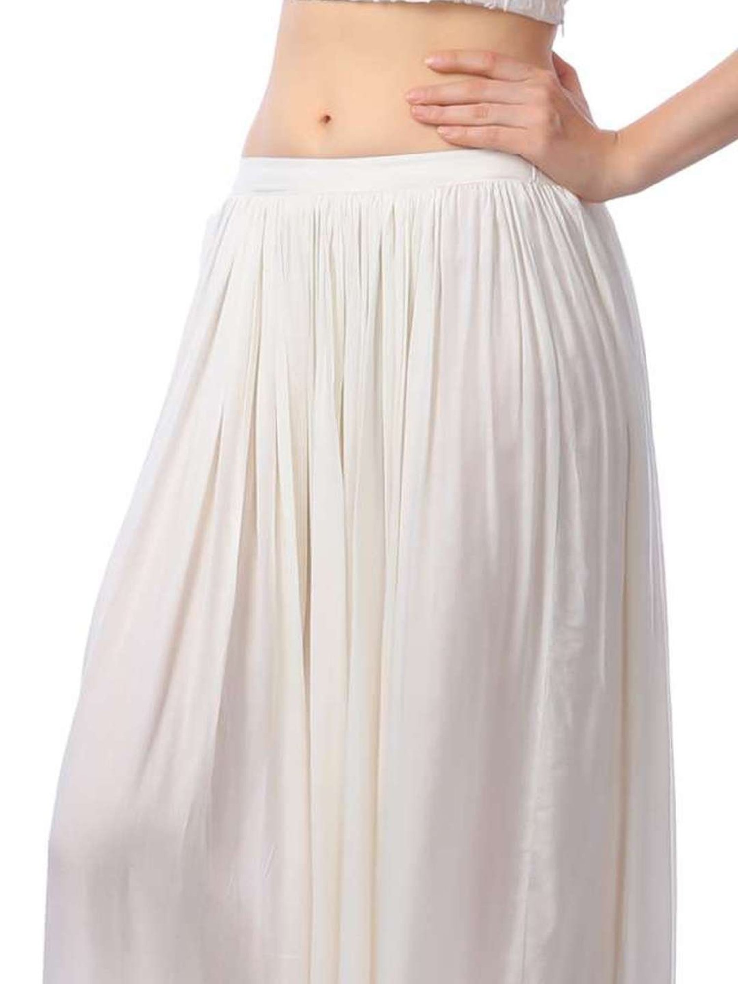 Cation White Maxi Skirt