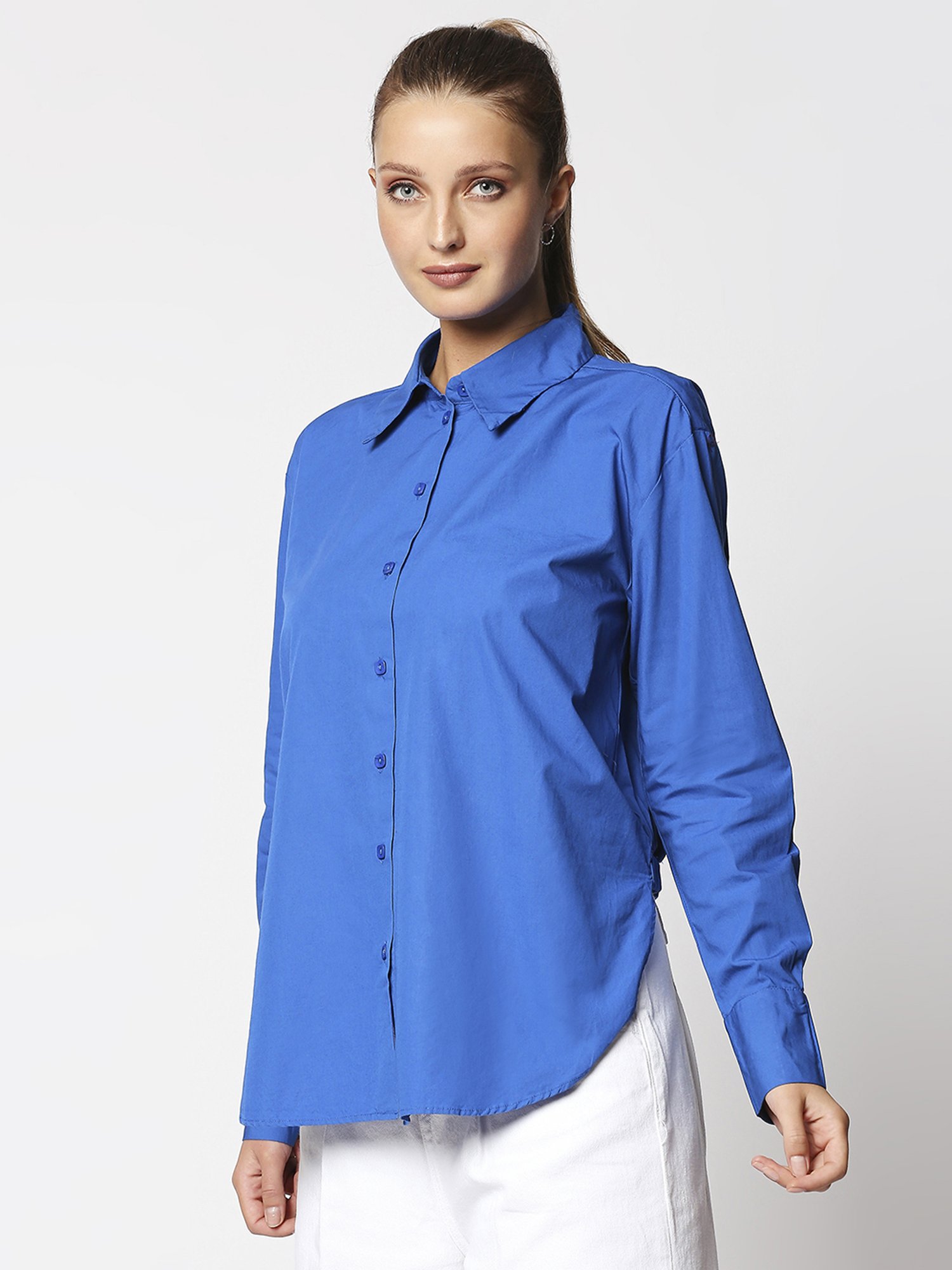 Remanika Blue Pure Cotton Shirt