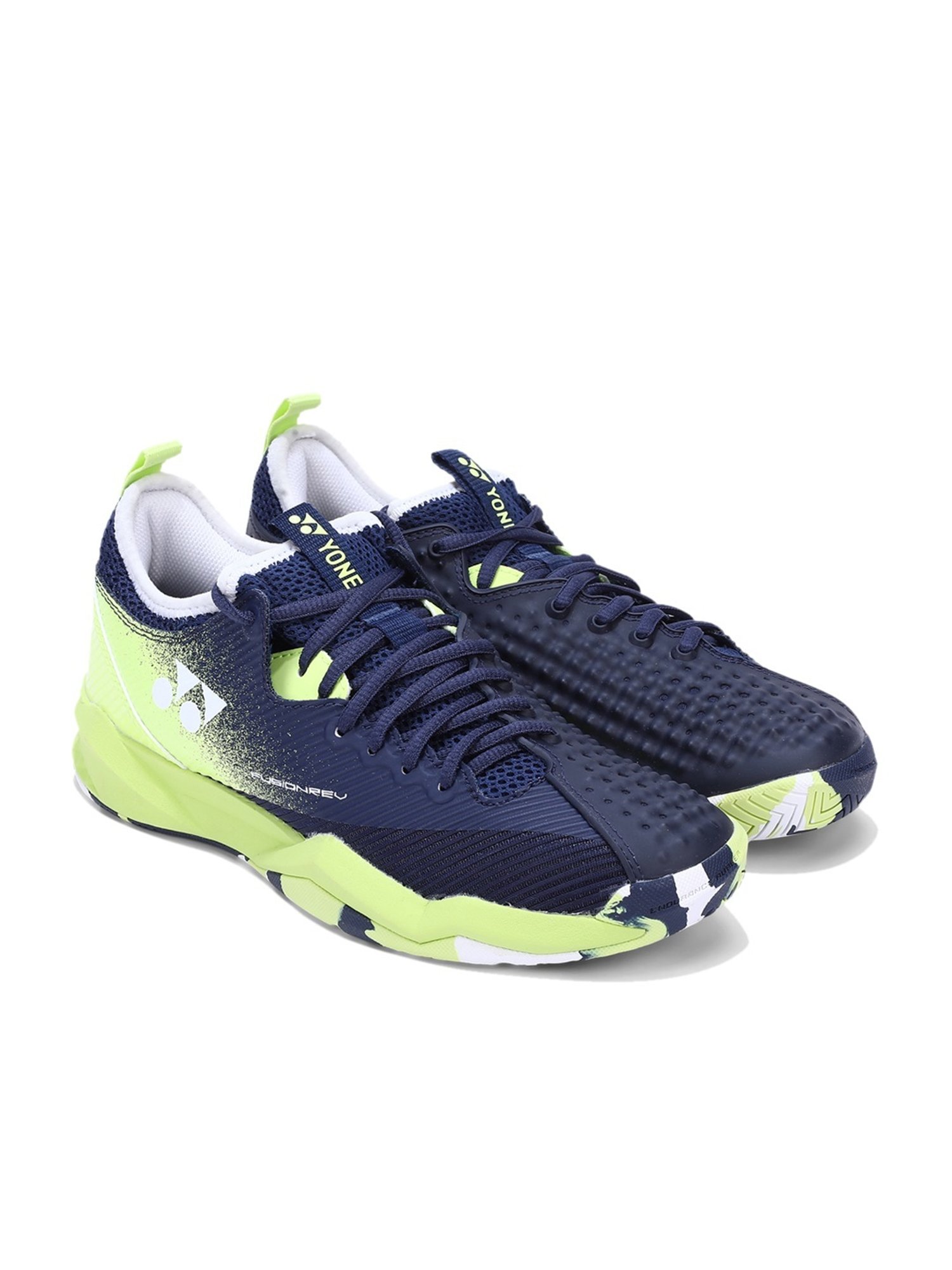 Yonex TENNIS SHOE FUSIONREV4 GREEN NON MARKING POWER CUSHION+